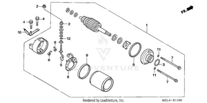 Starting Motor Schematic