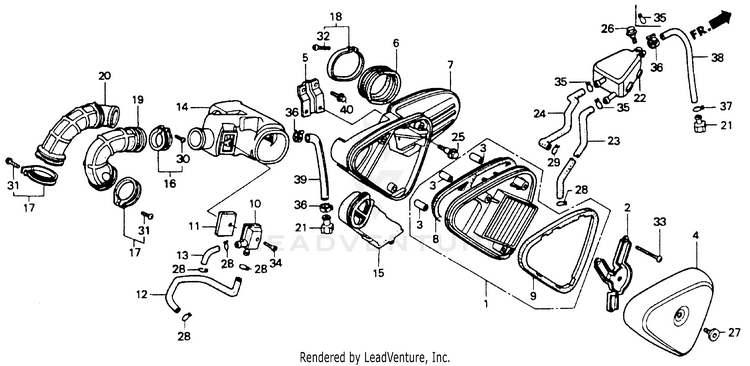 1989 Honda Shadow 600 VLX VT600C OEM Parts