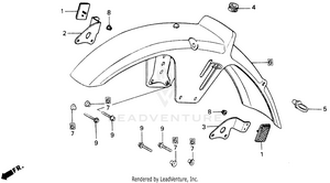 Front Fender Schematic