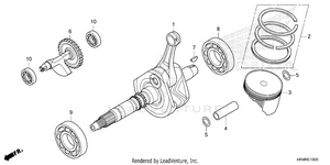 Crankshaft@piston Schematic