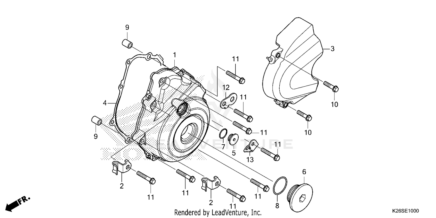 LEFT CRANKCASE COVER
