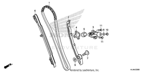 Cam Chain@tensioner Schematic