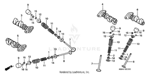Camshaft@valve Schematic