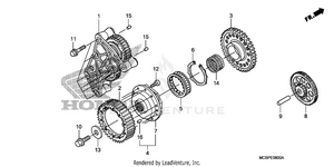Starting Clutch Schematic