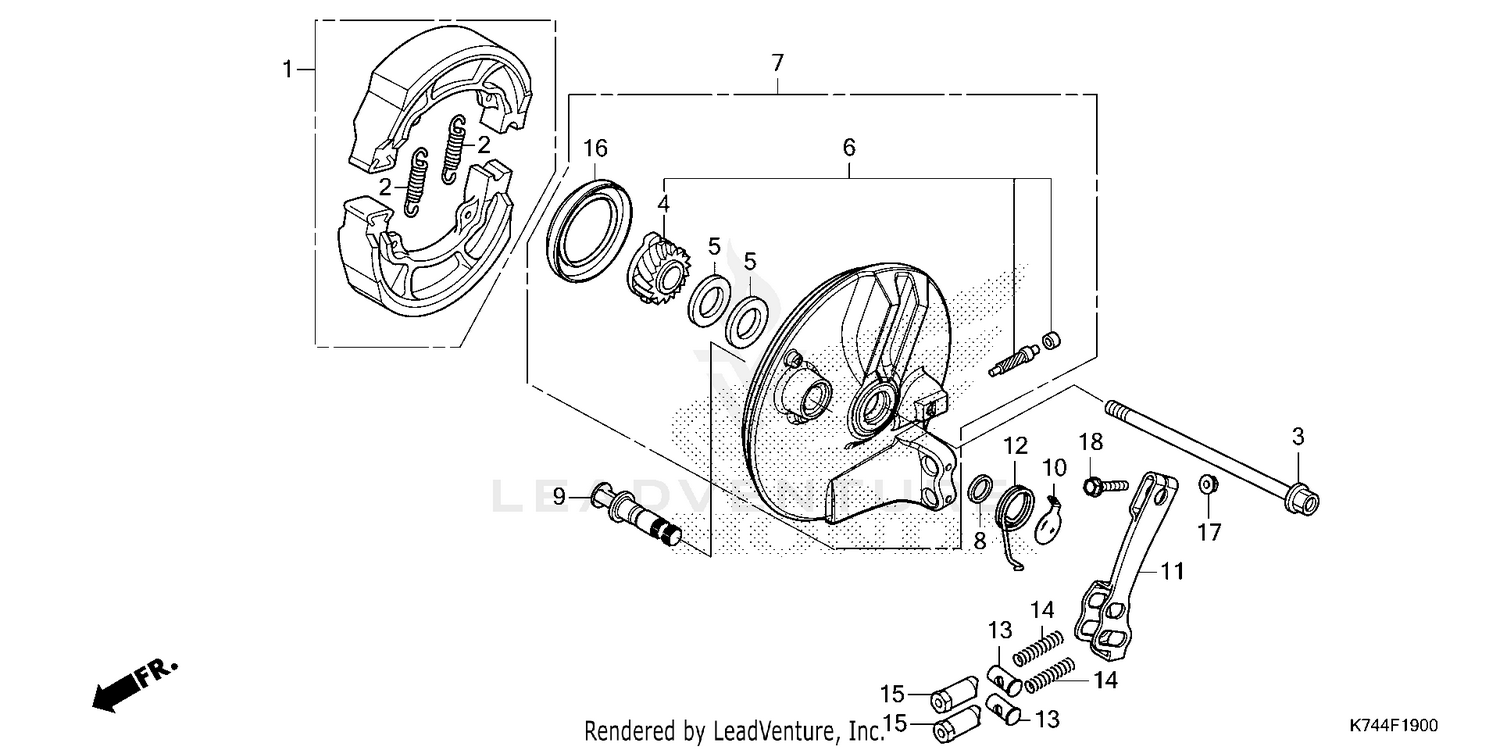 FRONT BRAKE PANEL