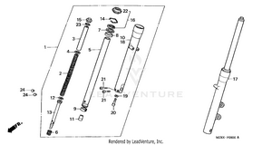 Front Fork Schematic