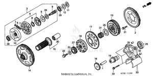 Primary Drive Gear Schematic