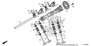 Camshaft@valve Schematic
