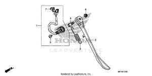 Side Stand Schematic