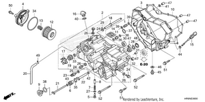 Front Crankcase Cover Schematic