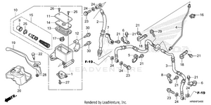 Front Brake Master       Cylinder Schematic