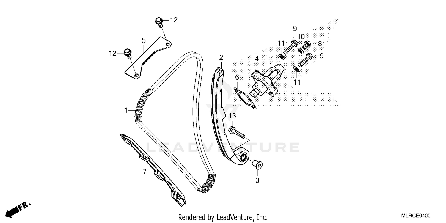 CAM CHAIN@TENSIONER
