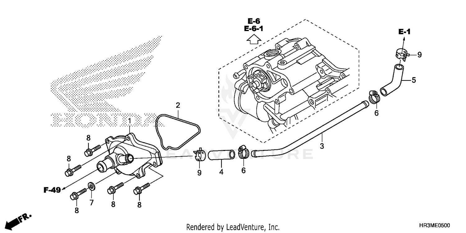 WATER PUMP COVER