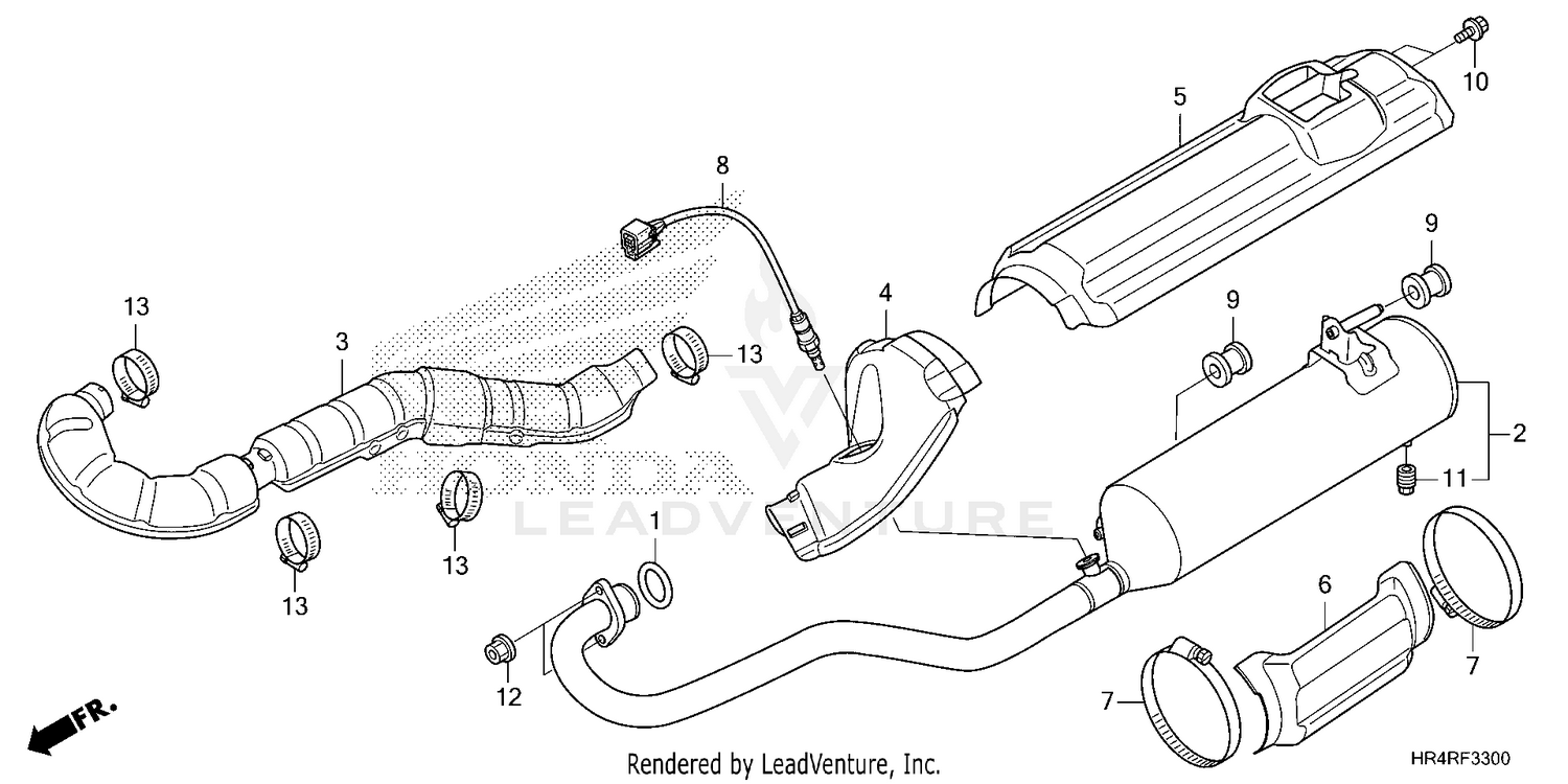 EXHAUST MUFFLER