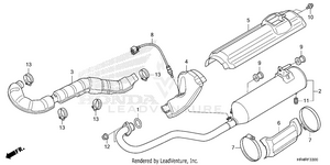 Exhaust Muffler Schematic