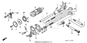 Gearshift Drum Schematic