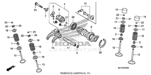 Camshaft + Valve Schematic