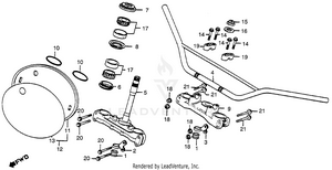 Handlebar + Top Bridge Stem Schematic