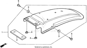 Rear Fender Schematic