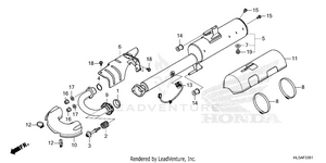 Exhaust Muffler (2) Schematic