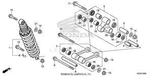 Rear Shock Absorber Schematic