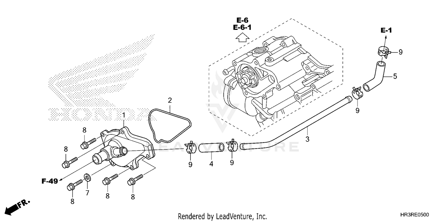 WATER PUMP COVER