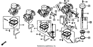 Carburetor (component Parts) Schematic
