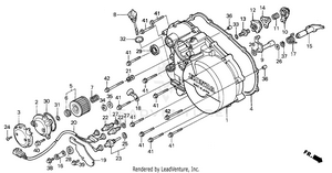 Right Crankcase Cover Schematic