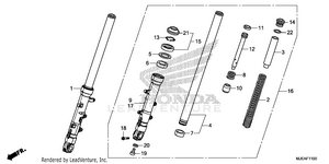 Front Fork Schematic