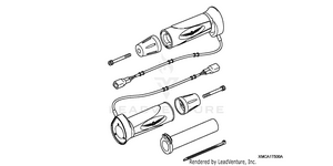 Heated Grip (chrome W/gl Logo) Schematic