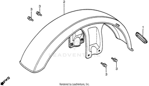 Front Fender Schematic
