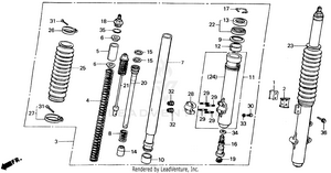 Front Fork 86 Schematic