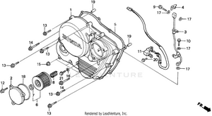 Right Crankcase Cover Schematic
