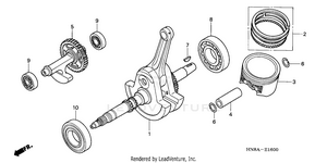 Crankshaft@piston Schematic