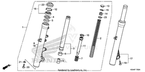 Front Fork Schematic