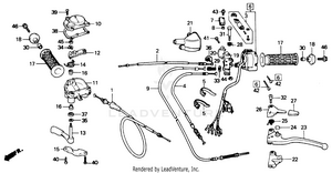 Handle Switches + Cables Schematic