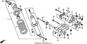 Rear Shock Absorber Schematic