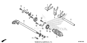 Gearshift Drum Schematic