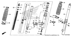 Front Fork Schematic