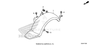 Rear Fender Schematic