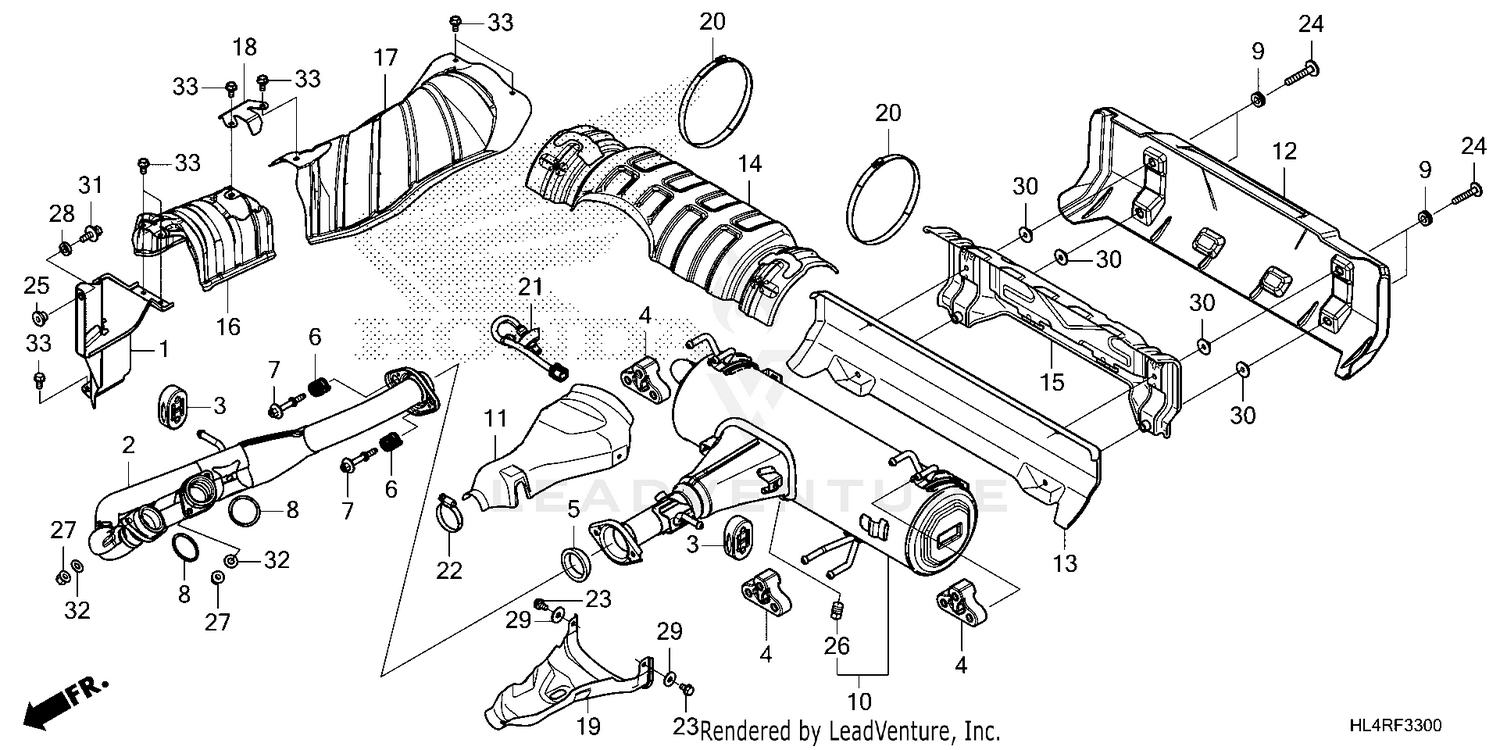 EXHAUST MUFFLER