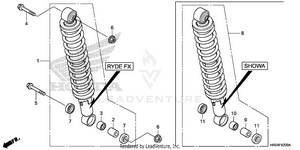 Rear Shock Absorber Schematic