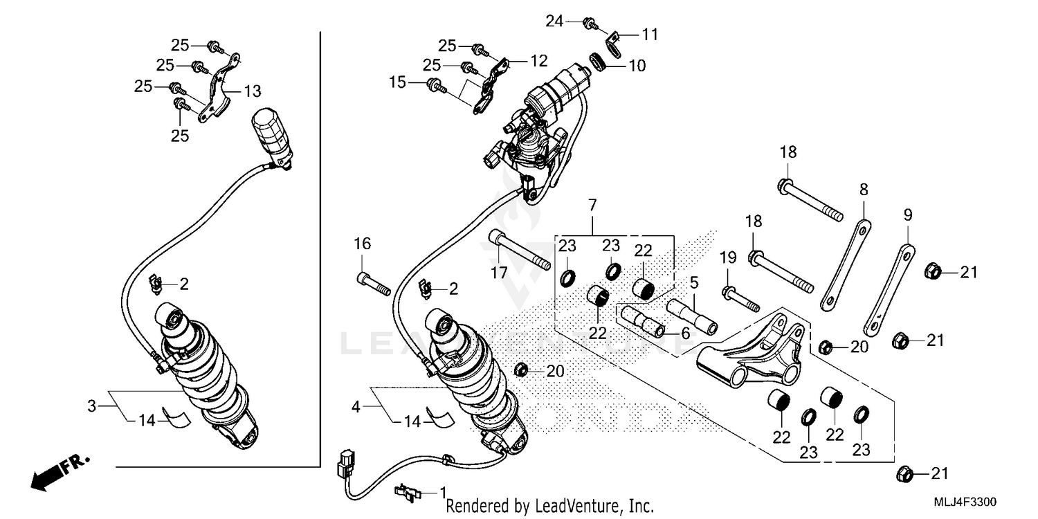 REAR SHOCK ABSORBER