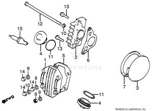 Cylinder Head Cover Schematic
