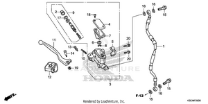 Front Brake Master       Cylinder Schematic