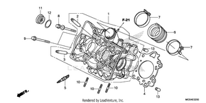 Cylinder Head Schematic