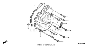 Alternator Cover Schematic