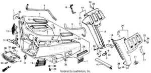 I/a Fairing 86-87 Schematic