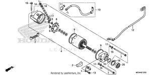 Starting Motor (1) Schematic
