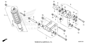 Rear Shock Absorber Schematic